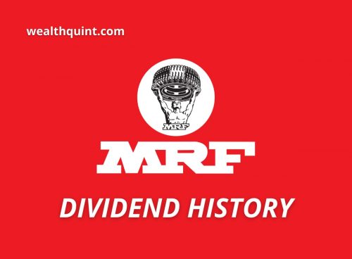 mrf dividend history
