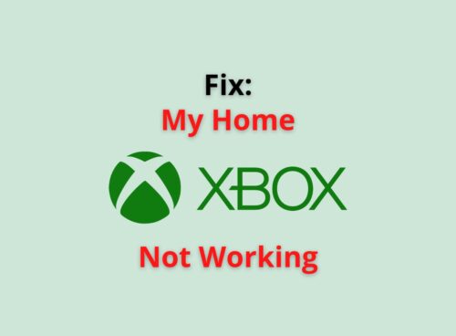my home xbox not wrking