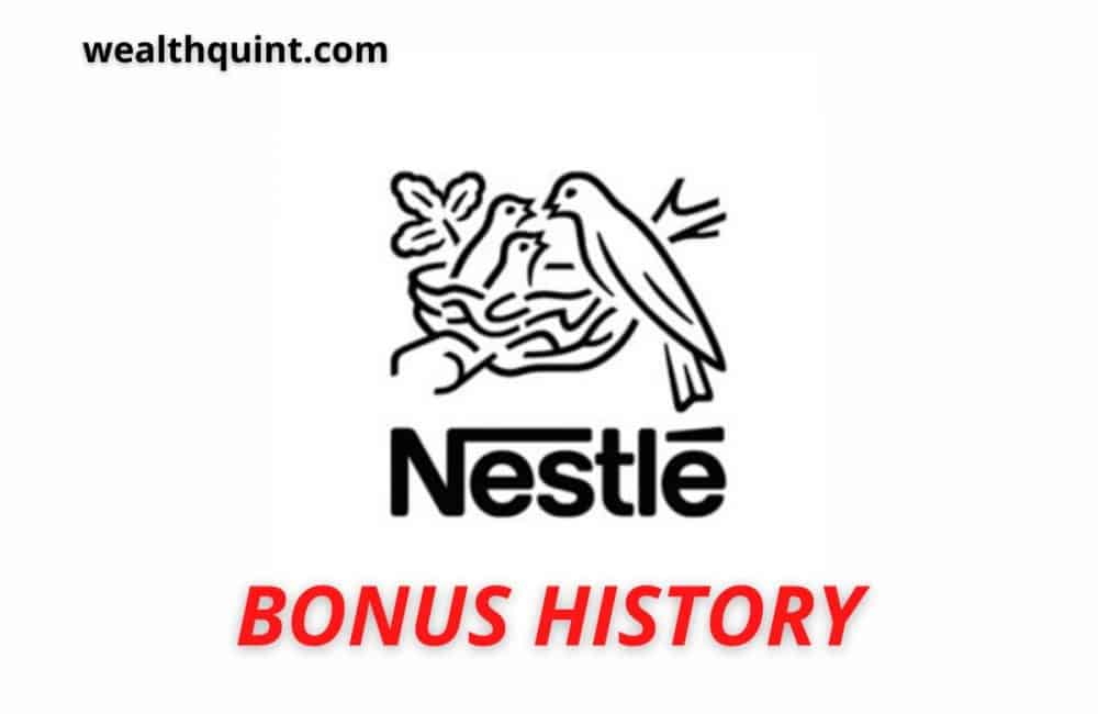 nestle bonus history