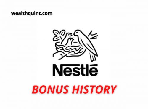 nestle bonus history