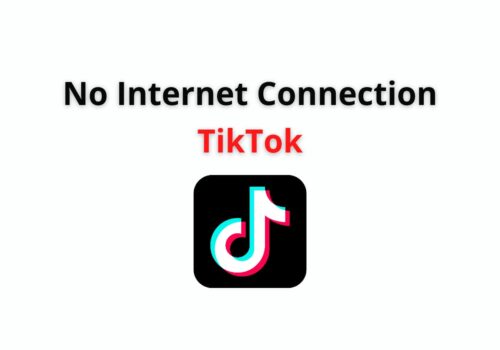 no internet connection tiktok