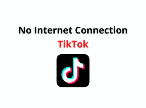 no internet connection tiktok