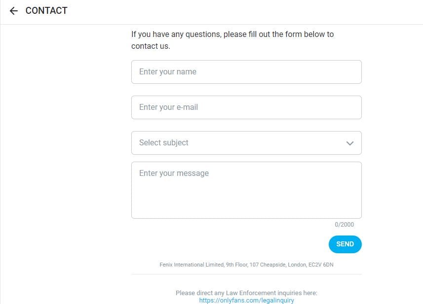 How To Fix Onlyfans Account Already Connected to Another User 2 onlyfans support team