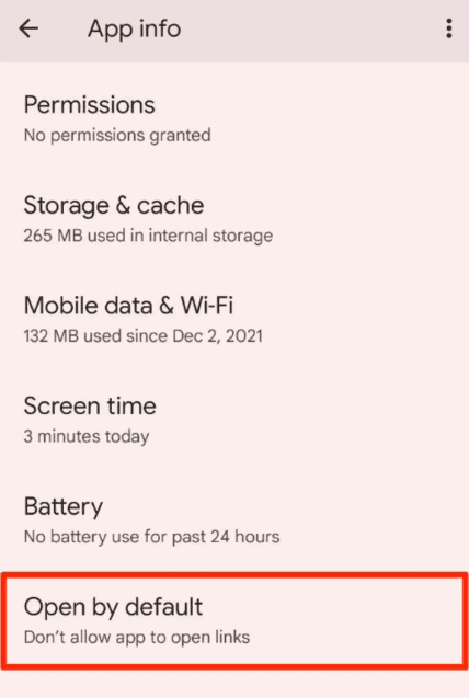 How To Fix Lyft Account Recovery Failed 4 open by default android app info