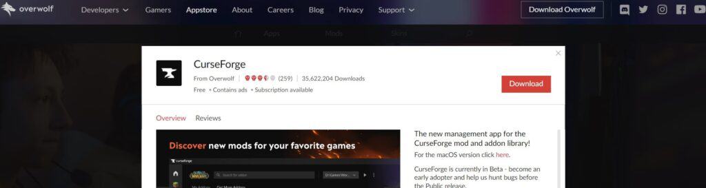How To Fix "Oops, That Was Not Supposed To Happen" On Curseforge 4 overwolf