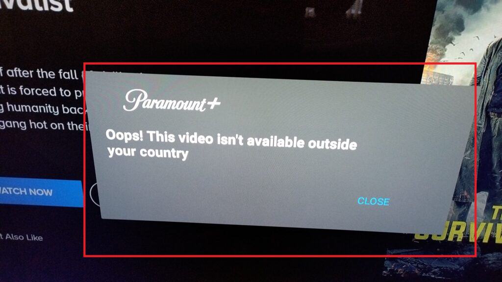 How To Fix Paramount Plus Video Not Available Outside Your Country 1 paramount plus video not available outside your country