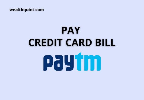 pay credit card bill paytm