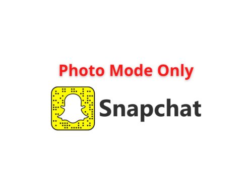 photo mode only snapchat