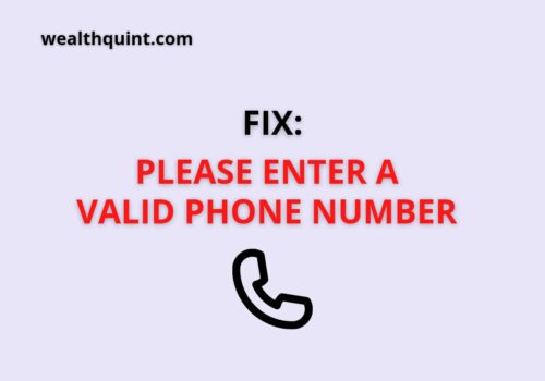 please enter a valid phone number