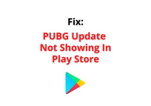 pubg update not showing in play store