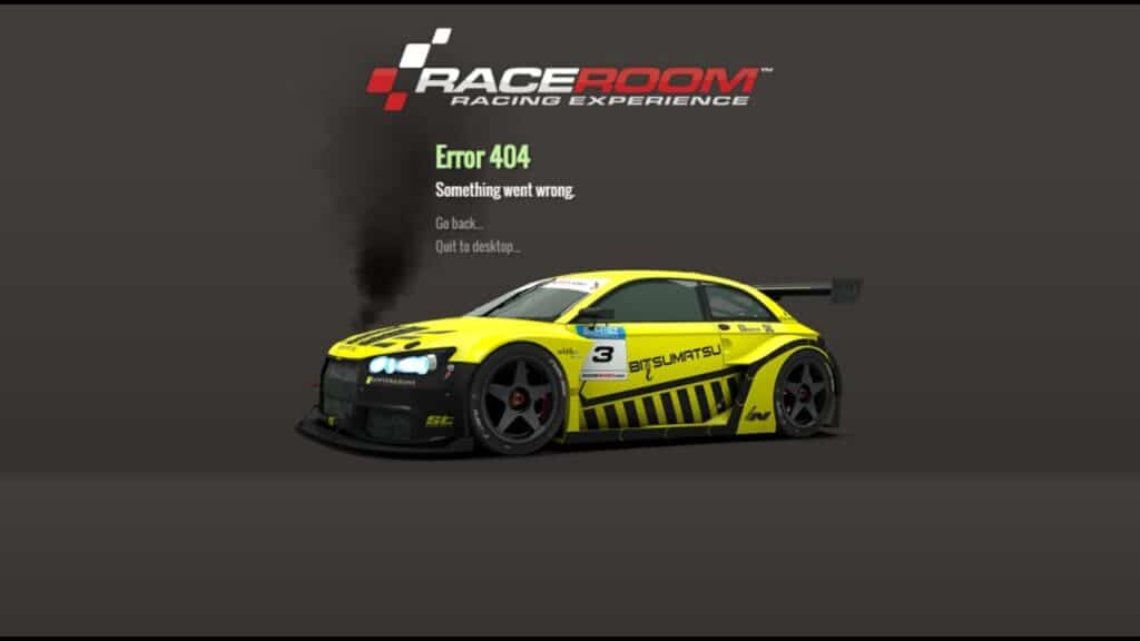 How to Fix RaceRoom Error 404 Something Went Wrong 1 raceroom error 404