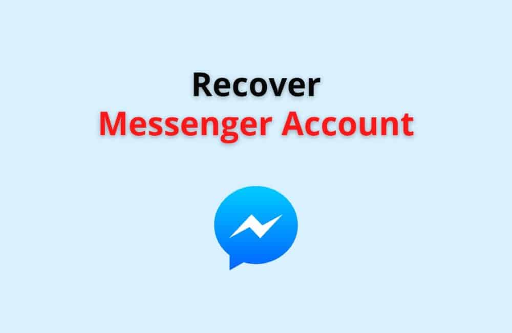 recover messenger account