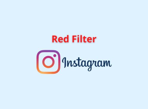 red filter instgaram