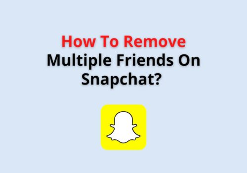 remove multiple friends on snapchat