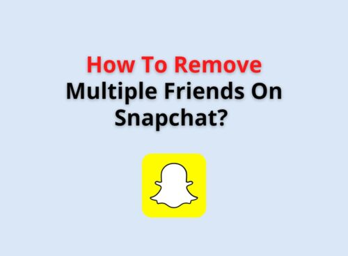 remove multiple friends on snapchat
