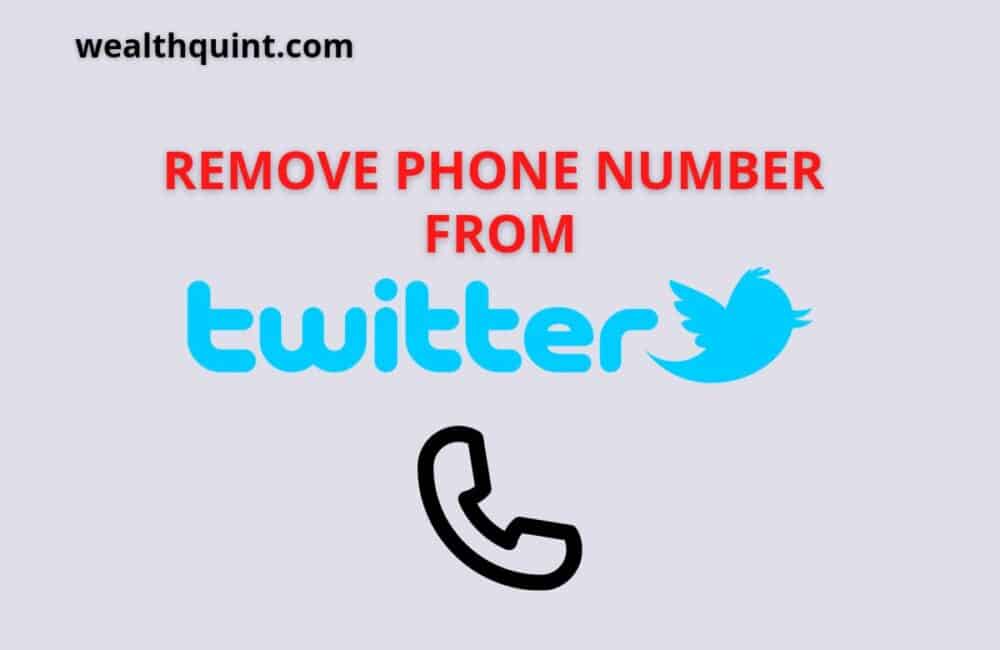 remove phone number from twitter