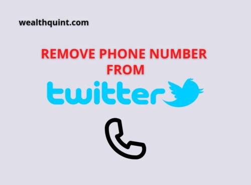 remove phone number from twitter