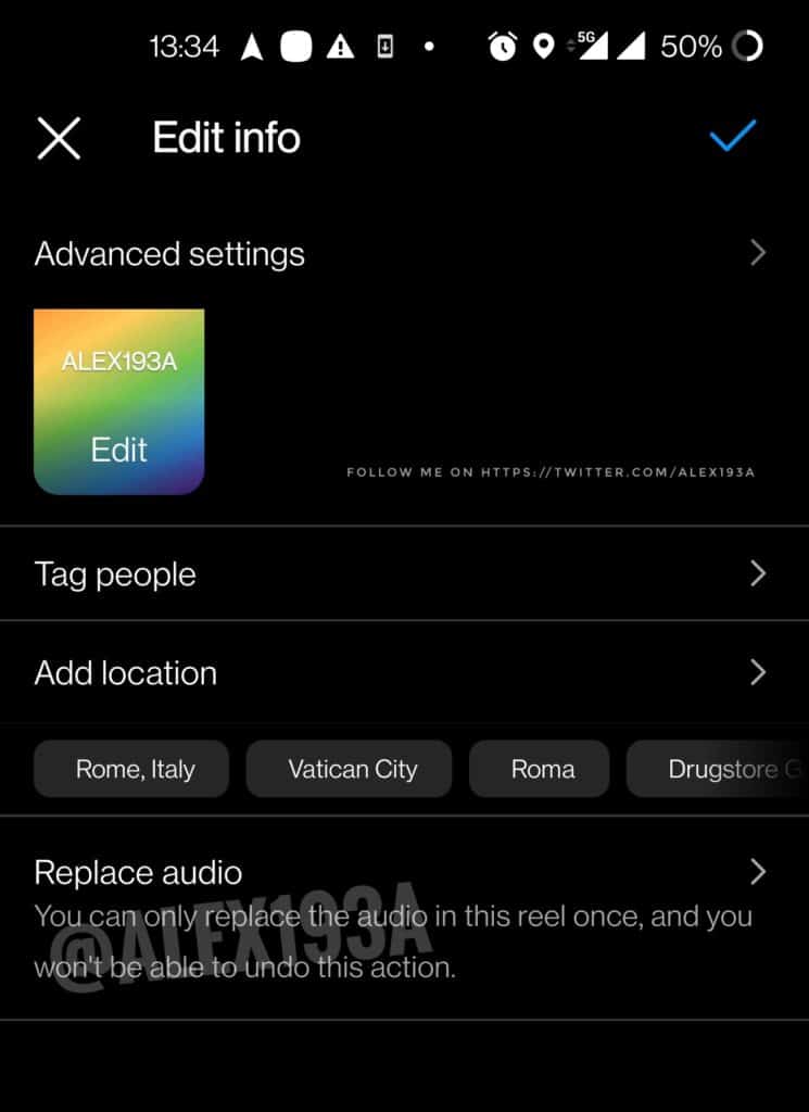 Fix: The Audio Track In Your Reel is No Longer Available Instagram 2 replace audio Instagram