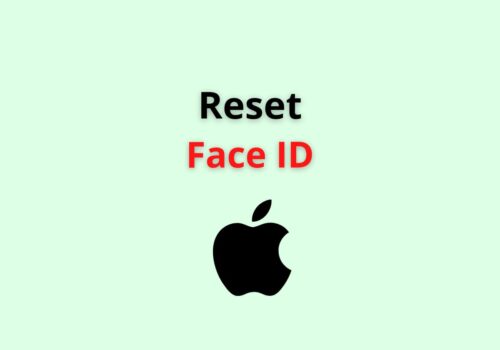 reset face id iphone