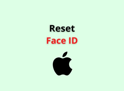 reset face id iphone