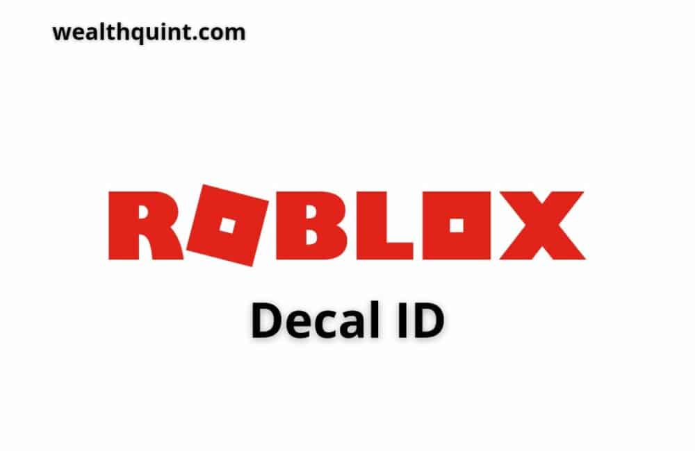 How to get Decal ID on Roblox? 1 roblox decel id