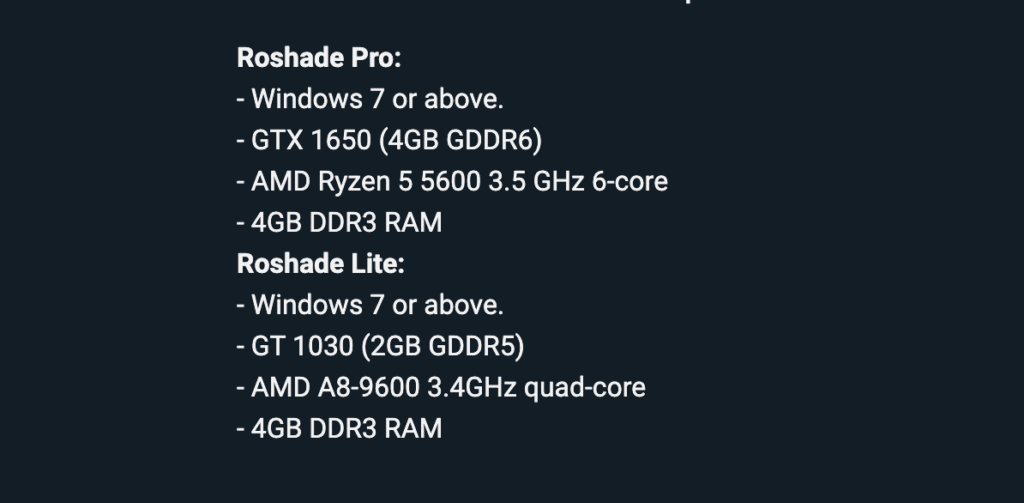 How To Fix RoShade Not Working 2 roshade minimum requirement