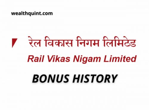 rvnl bonus history