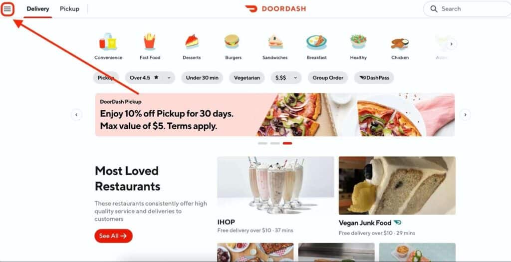 How to Delete DoorDash Account? 4 s3 doordash delivery