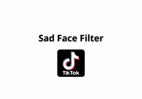 sad face filter tiktok