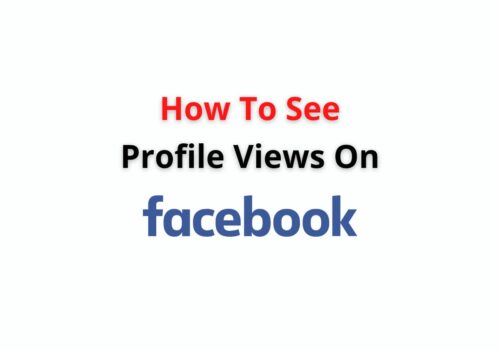 see profile views on facebook