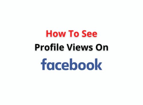 see profile views on facebook