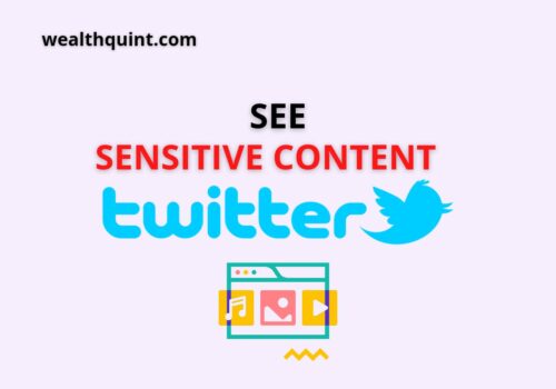 see sensitive content twitter