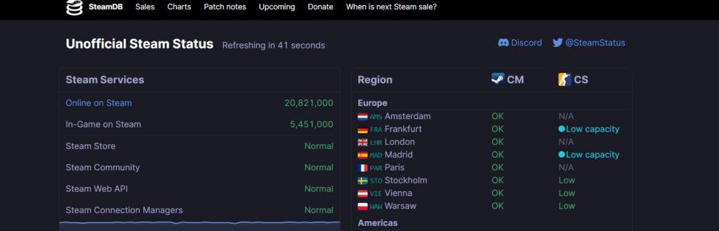 How To Fix "There Was A Problem Adding This Product To Your Account. Please Try Again Later" On Steam 2 server status for steam