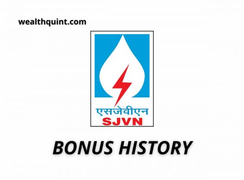 sjvn bonus history
