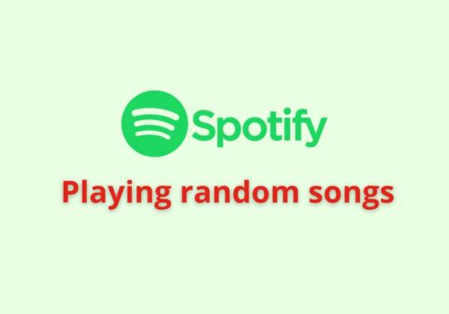 spotify playing random songs