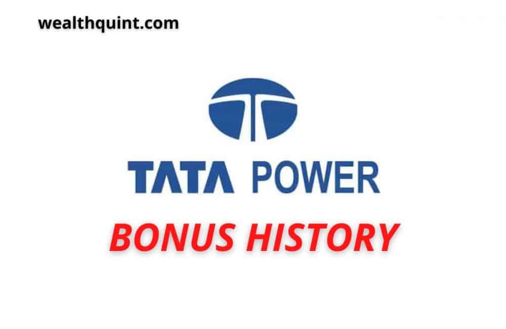 tata power bonus history