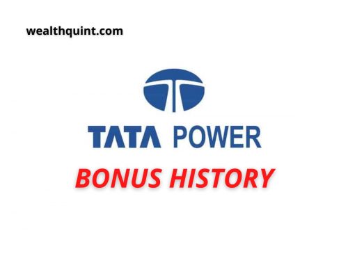 tata power bonus history