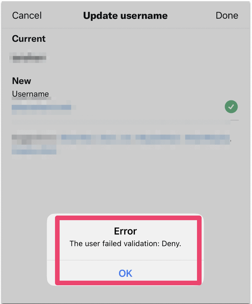 How to Fix "The User Failed Validation" on Twitter 1 the user failed validation twitter