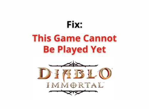 this game cant be played yet diablo immortal