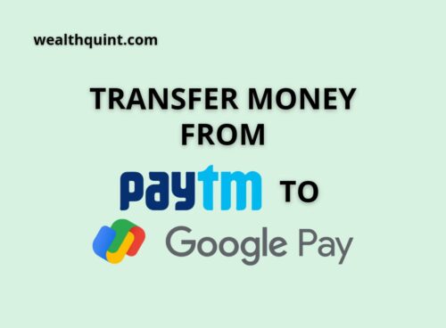transfer money from paytm to google pay