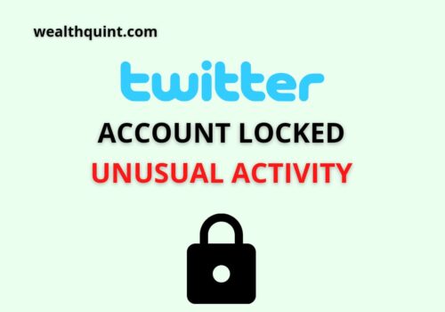 twitter account locked unusal activity