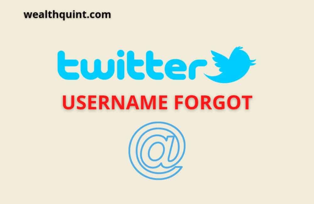 twitter username forgot
