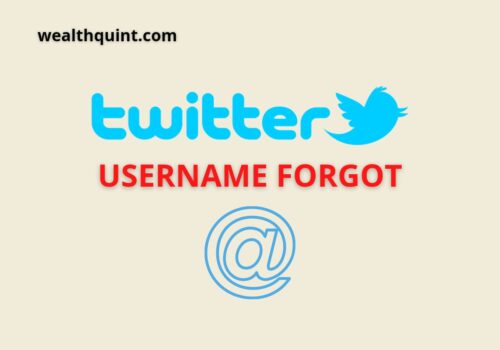 twitter username forgot