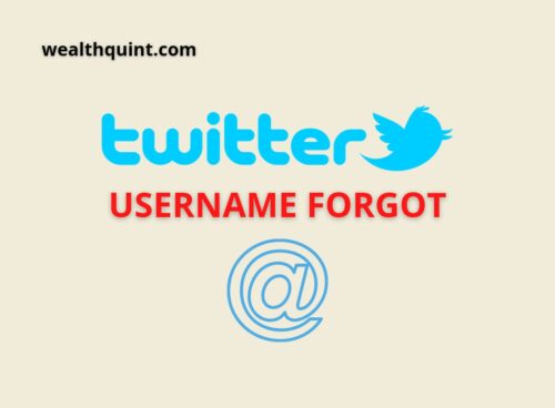 twitter username forgot