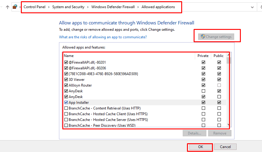 ubisoft connect has detected an unrecoverable disable firewall