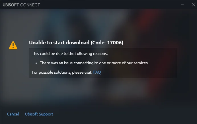How To Fix Ubisoft Unable To Start Download Error Code 1700 1 ubisoft unable to start download error code 17006