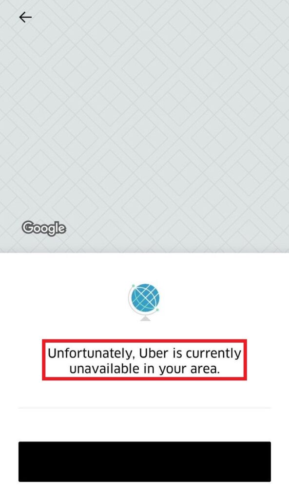How To Fix Unfortunately Uber Is Unavailable In Your Area 1 unfortunately uber is unavailable in your area