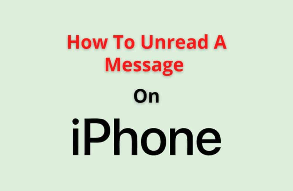 unread message on iphone