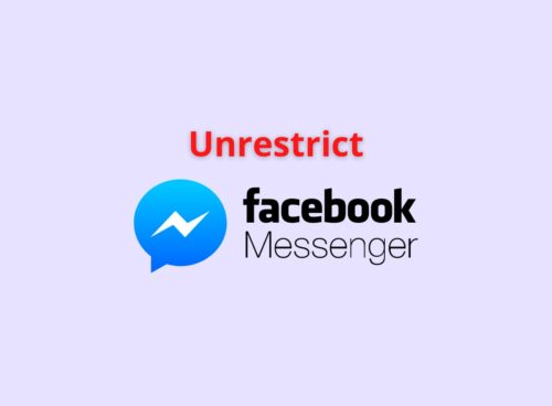 unrestrcit facebook messenger