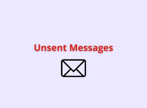 unsent messages